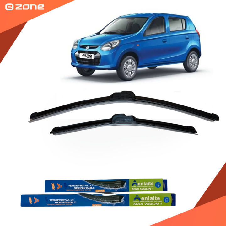 Wipe Windshield Wiper For Maruti Suzuki Alto 800  (21 cm, Pack of: 2)