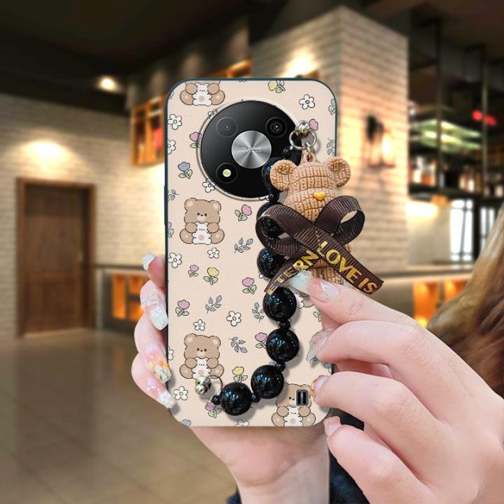 Back Cover Black pearl pendant Phone Case For ZTE Blade A73 5G Waterproof Dirt-resistant Anti-knock phone case soft case