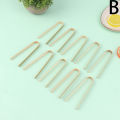 10Pcs/Pack Mini Bamboo Tongs Eco-Friendly Bamboo Utensils Toast Tongs Mini Bamboo Tongs Natural Toast Tongs For Cooking. 