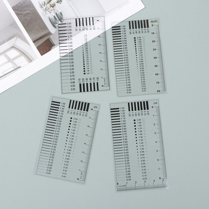 【NEW】 Measuring Pass Badge Gauge Stain Card Point Gauge Wire Gauge ...