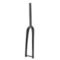Gravel Bike Fork Enhance Stability Matte Black Lightweight Rigid Carbon Fiber Bicycle Fork for Mountain Bikes Cyclocross Bikes. 