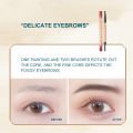 Ocheal Waterproof Eyebrow Pencil Dual Head Brown Eyeliner Pen Girl Face Eye Make Up Comestics Brushes. 