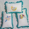 Baby Pillowcase very Beautiful Fabric Paint art (Unicorn). 
