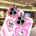 DuBaiNi For OPPO A17K A17 Multi-color Hello Kitty My Melody Pattern Phone Case Monster Lens Phone Shell Soft Protective Cover Shockproof Cellphone Casing. 