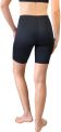 women's spandex compression tight short | Knee length Inner Slip Short | Mid waist | Black. 