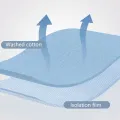 2sql Waterproof Zippered Memory Foam Rebound Quilted Latex Pillowcase Contour Pillow Case Protector Pillow Cover. 