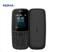 Nokia 105  Dual Sim 4th Edition With Warranty Feature Push button Phone 1.77" Display Battery Long Standby Flashlight Radio. 
