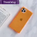 【ThinkWay】Transparent Shockproof Case for iPhone 13 12 Mini 11 Pro Max XS XR 6S 7 8 Plus Clear Anti-Knock Phone Shell Soft TPU Back Cover. 