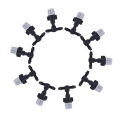 50X Spray Water Fog Misting Nozzle Gardening Water Cooling System Greenhouse Plants Spray Sprinkler Head Sprayer Nozzle. 
