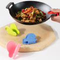 1 Pair Hot Bowl Dish Clamp Silicone Anti-Scald Bowl Clip Plate Pot Gripper Retriever Tongs Holder. 