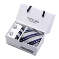 【BestGO】5Pcs Men Handkerchief Cuff Button Necktie Suit Wedding Party Accessories Gift. 