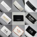 Manufacturer Custom Brand Logo High Density Garment Neck Label Luxury Woven Label for Clothing. 