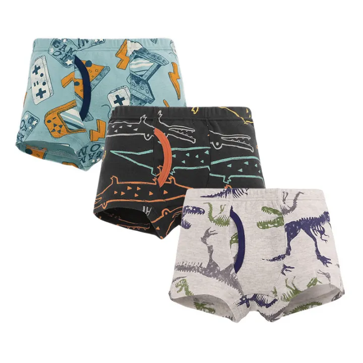 Angular%20panties%202-shirt%20boys%20cotton%20Shu%204%20pieces%20children's%20underwear%20cartoon%20animal%20pattern%20baby%20underwear%20flat%2015%20years%20old%20-%20Image%208
