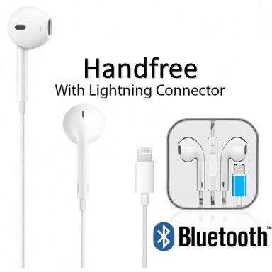 New Wired Lightening Connector Earpods Handfree Lightning