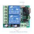 Professional Dc 12v 2ch Relay Wireless Remote Control Switch Module Rf 433mhz Remote Controller. 