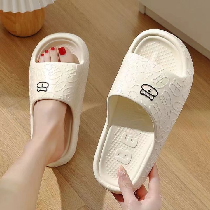 Summer New Fashion Internet Hot Slippers Men s Couple Solid Color Home Soft Bottom Slippers Women s Leisure Sandals Sandals Daraz.lk