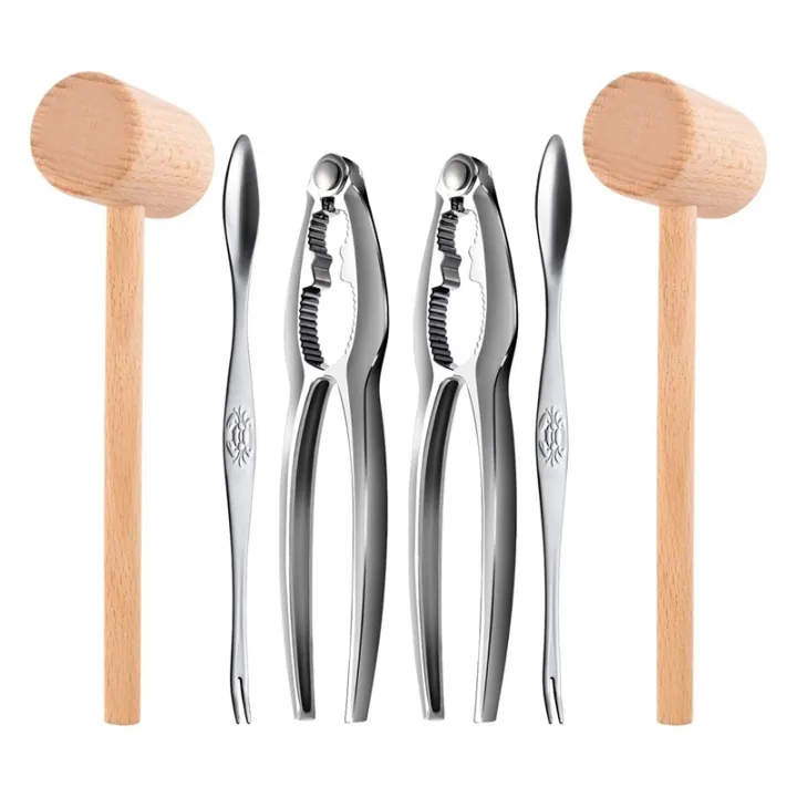 OYPFXMI%206Pcs%20Seafood%20Tools%20Set%20Including%202%20Forks%202%20Lobster%20Crackers%20Nut%20Cracker%20,Crab%20Crackersand%202%20Lobster%20Crab%20Mallets%20-%20Image%208