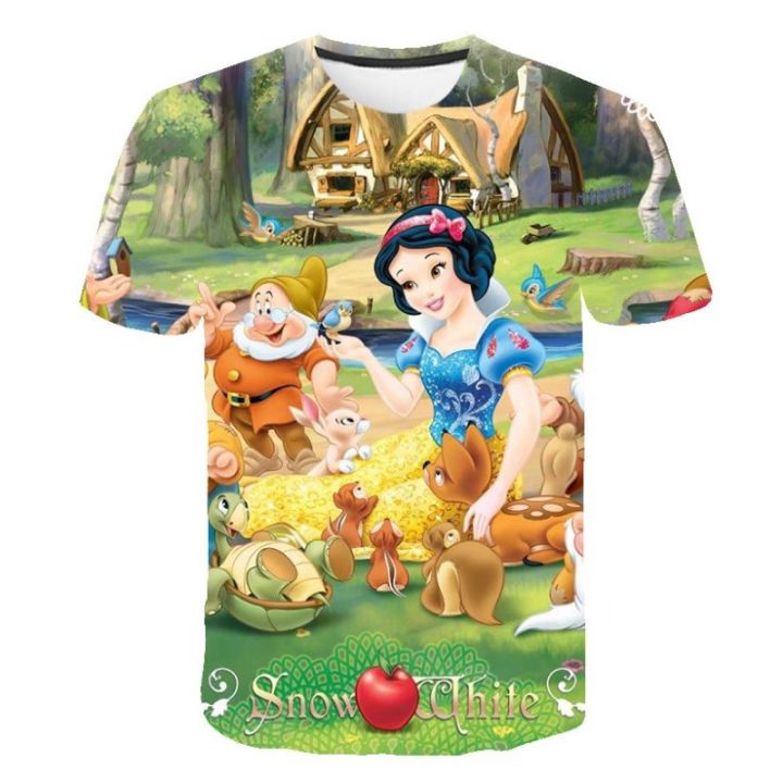 Children%20Cinderella%20T-Shirts%20Girls%20Summer%20Kids%20Rapunzel%20Belle%20Disney%20Princess%20Tops%20Tees%20Baby%20Kids%20Cartoon%20Tee%20Shirts%201-14%20Years%20-%20Image%207