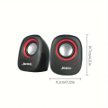 Jedel M600 Speaker System 2.0 Wired USB speakers. 