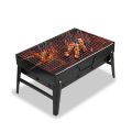BBQ Grill Machine BBQ Stove Portable BLACK Small Barbecue Stove Charcoal BBQ Grill Patio Camping Picnic Burner Foldable BBQ Grills. 