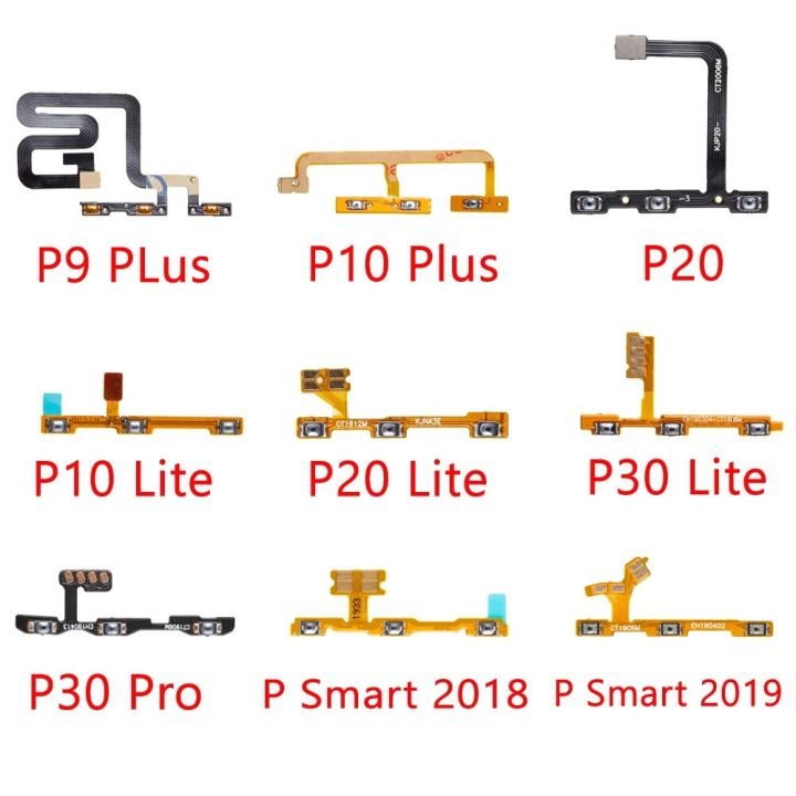 Power ON OFF Button For HuaWei P30 P20 Pro P10 P9 Plus Lite P Smart 2018 Silent Volume Button Ribbon Flex Cable