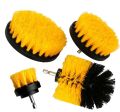 4 Electric Drill Brush Cleaning Brush Electric Drill Bruch Head Set Car Wheel Hub Cleaning Brush. 