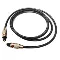 Firewings 1.5m Digital Optical Fiber o Cable,SPDIF Optical Fiber Conversion Audio Cable. 