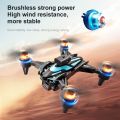 New Upgrade K12 MAX Mini Drone with Screen 8K HD Three Camera Obstacle Avoidance Brushless Aerial UAV FPV RC Quadcopter Boy Toys. 