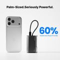 SHARGE Flow 3 PowerBank 45W 10000mAh Built-in Cable. 