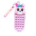 Cute Pop It Pencil Case for Kids - Multi Designs of Pop It Purse Stationery School Supplies. 