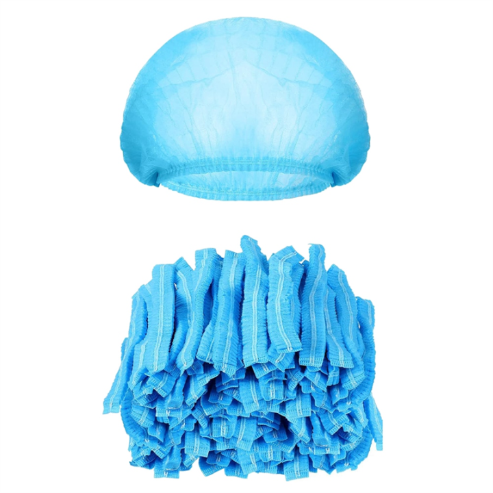 500 Pcs Disposable Bouffant Caps Bulk 21 Inches Disposable Caps A ...