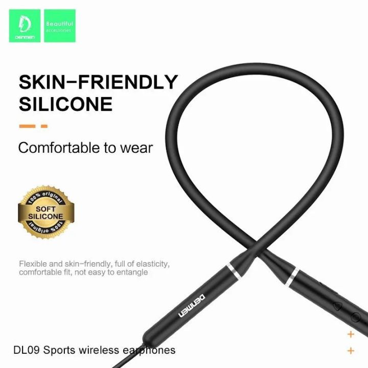 Denmen%20Bluetooth%20Headphone%20DL09%20Black%20Wireless%20Headset%20Hifi%20Earphones%20Neckband%20-%20Image%203