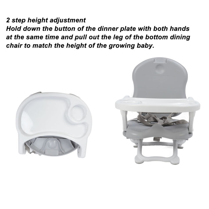 Toddler%20Dining%20Chair%20Baby%20Dining%20Chair%20Portable%20Adjustable%20Height%20with%20Removable%20Tray%20for%20Babys%20-%20Image%207