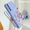 Huawei Y7a 2021 Phone Case - Silicone Shockproof Bumper Cover. 