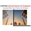 Portable Projector Screen for Home Theater Outdoor HD White Foldable Anti-Crease (84Inch). 