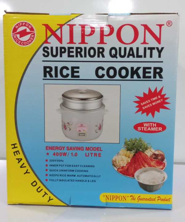 Nippon%20Rice%20Cooker%20with%20Steamer%201.0L%20-%20Image%202