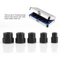 Nut Extractor Set Broken Screw Nut Removal Tool Set Machine Repair Combination Tool Set. 