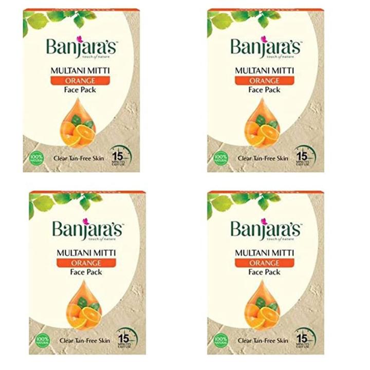 Banjaras Multani Mitti Orange Face Pack - 100g