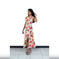 Sleeveless sexy floral frock for women 2022. 