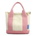 【ZIME】Good-looking Canvas Bag Large Capacity Shoulder Bag Women's Commuter Bag Independent Compartment Canvas Handbag Work Lunch Bag. 