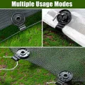 【ZOSR】1/3/5Pcs Sunshade Net Clips Greenhouse Netting Clamps Shade Cloth Fixing Holders Shading Film UV Resistant Installation Outdoor Garden Tools. 
