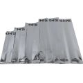 50pcs 12x17cm 100g Silver Aluminum Foil Bags with Tear Notch Heat Vacuum Seal for Food Storage. 