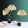 home decoration itemsNordic Gold Ginkgo Leaf Crafts Leaves Sculpture Luxury Living Room Decor Home Decoration Accessories Office Desktop Ornaments. 