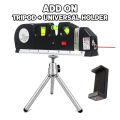 4 IN 1 FIXTA LEVEL PRO 3 LASER LEVEL Multifunctional Measurement Tools (Tape Measure,Laser,Spirit Level) Addon Tripod. 