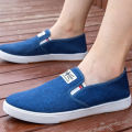 【ALLGOOD】Denim canvas shoes, men's trend running shoes, spring new casual sports shoes, men's. 