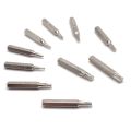 mini screwdriver 10pcs 4mm Hex Shank Torx 28mm Length Mini Precision Screwdriver Bits T3 T4 T5 T6 T7 8T T9 T10 T15 T20 Phone Repair Bit Set. 