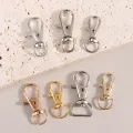10Pcs Swivel Lobster Hook Clasp Keyring Snap Clasp Bag Jewelry Trigger Buckle MKL. 