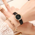 chic Retro Girls Examination Watch Female Student Style round Small and Simple Junior High School Student Fashion Watch. 