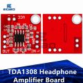 1pcs Egbo Stereo Tda1308 Headphone Amplifier Board Headset Amp Preamplifier Board Module 3v-6v For Arduino Diy Red. 