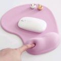 Mouse Office Mousepad Pad Support Gel With Rest Desk Wrist Gaming Ergonomic Wrist(A - Red). 